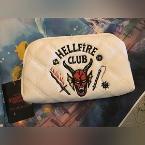 Stranger things hell fire club cosmetic bag -NWT